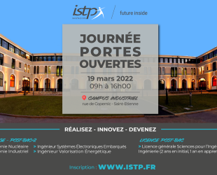 Journée portes ouvertes ISTP 19 mars 2022