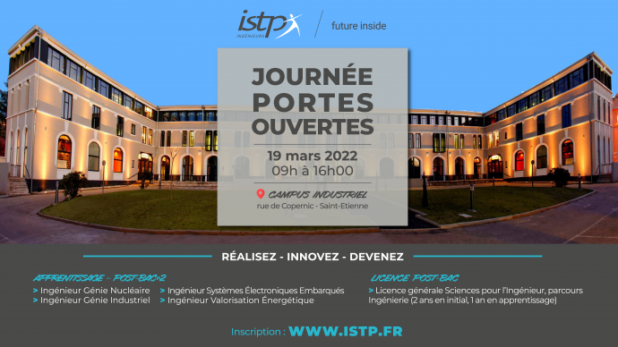 Journée portes ouvertes ISTP 19 mars 2022