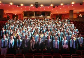 Photo des élèves de l'ISTP diplômés de l'école des mines de saint etienne