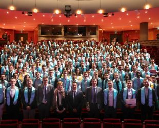 Photo des élèves de l'ISTP diplômés de l'école des mines de saint etienne