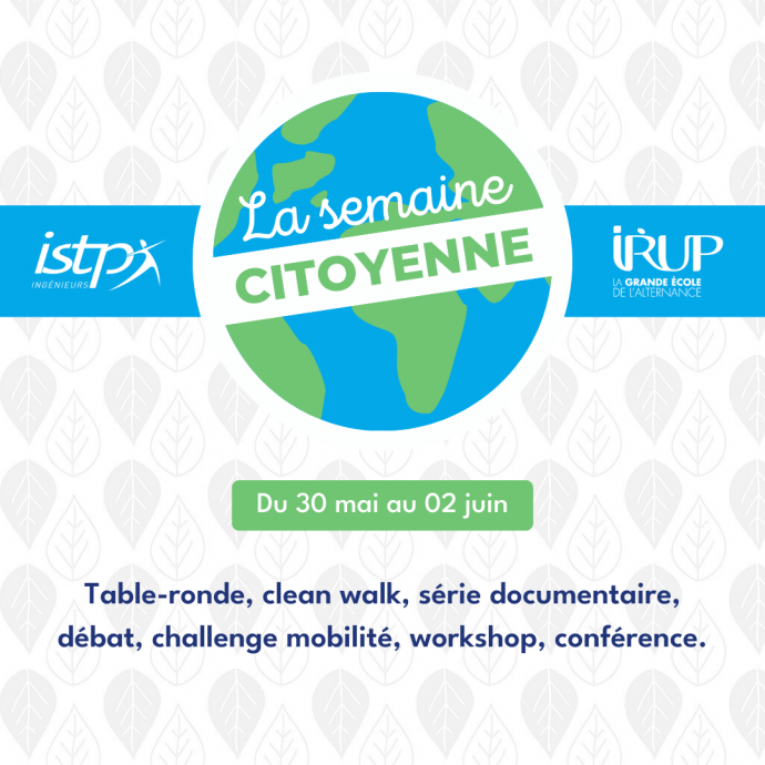 Affiche de la semaine Citoyenne à l'ISTP