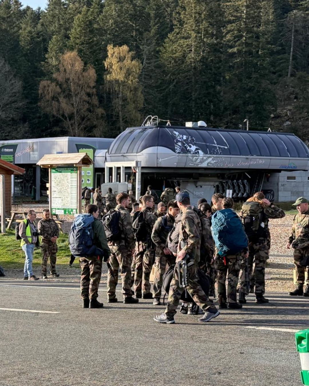 Groupe participants exercice DOT ISTP IRUP gendarmerie Loire 2026