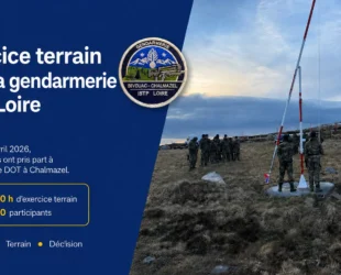 Élèves ingénieurs ISTP et gendarmes de la Loire lors de l'exercice terrain DOT à Chalmazel – 30h de mise en situation leadership et prise de décision, avril 2026