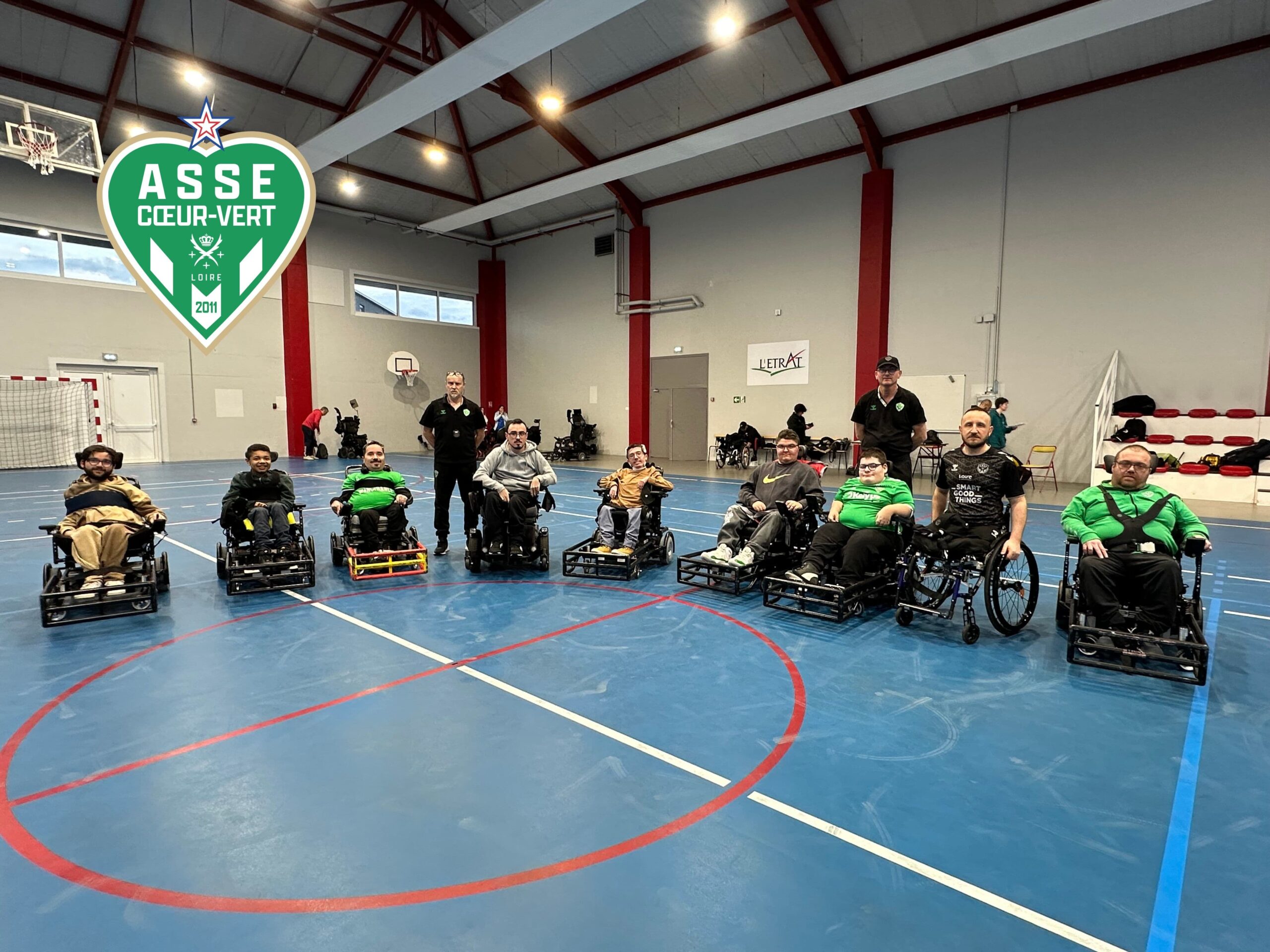 ASSE Cœur Vert — partenariat ISTP foot fauteuil